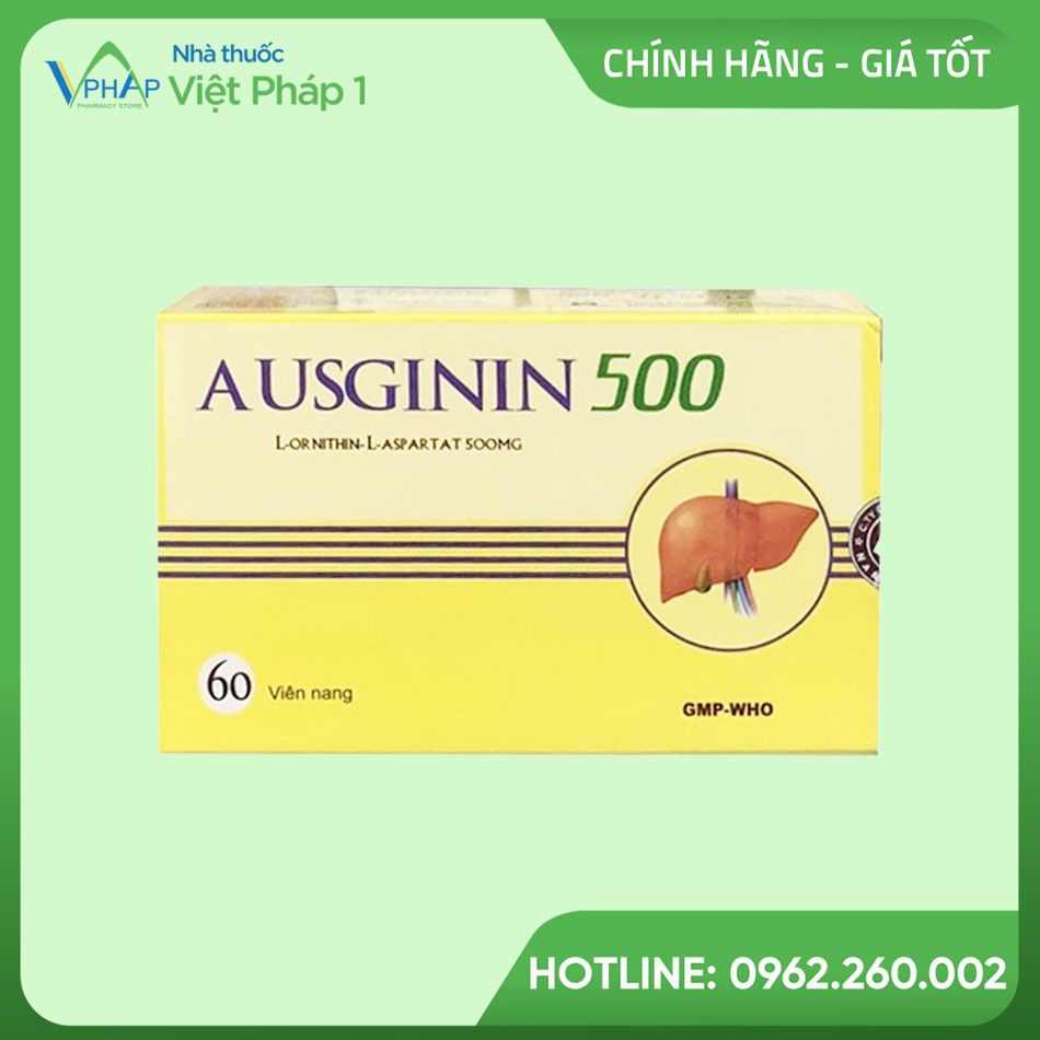Hình ảnh của thuốc Ausginin 500mg