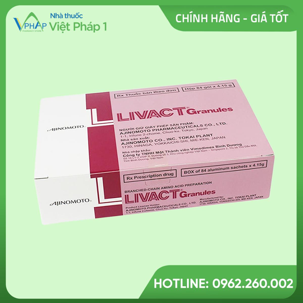 Thuốc cốm Livact Granules 