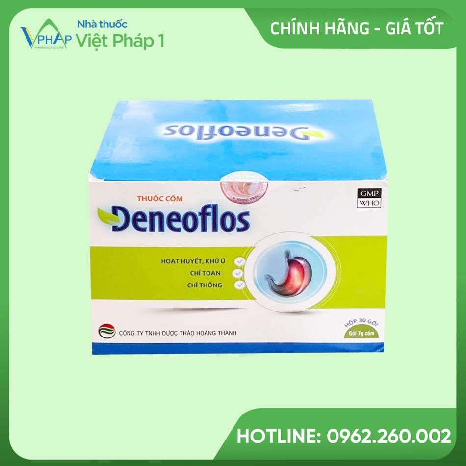 Hình ảnh của hộp thuốc cốm Deneoflos