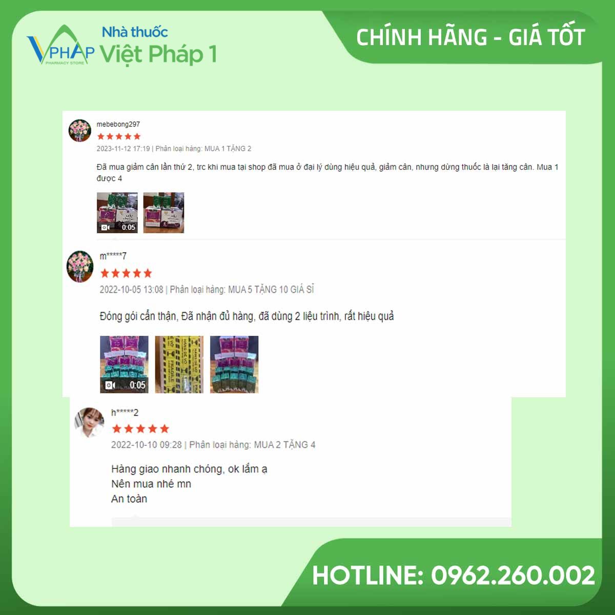 Review từ khách hàng