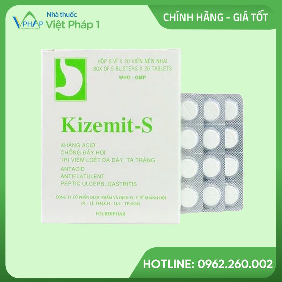 Hộp và vỉ thuốc Kizemit-S