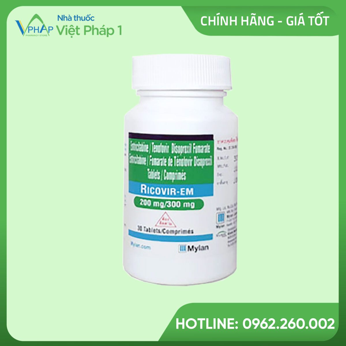 Lọ sản phẩm 30 viên