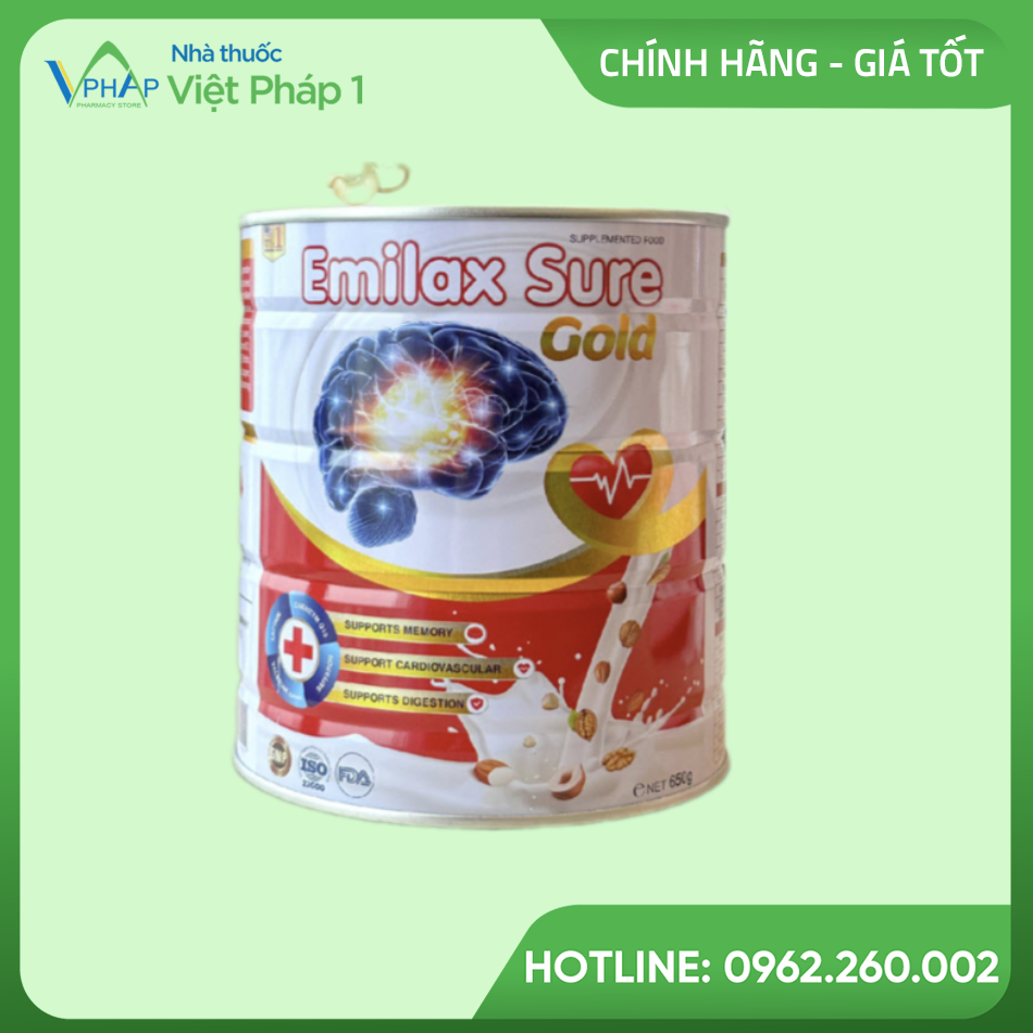 Lon sữa Emilax Sure