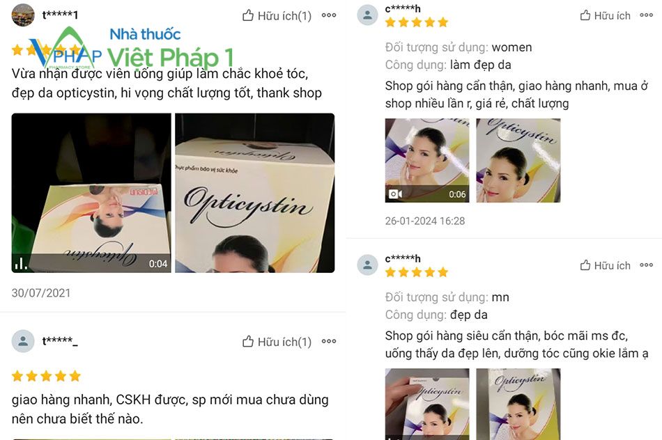 Review viên uống từ người dùng