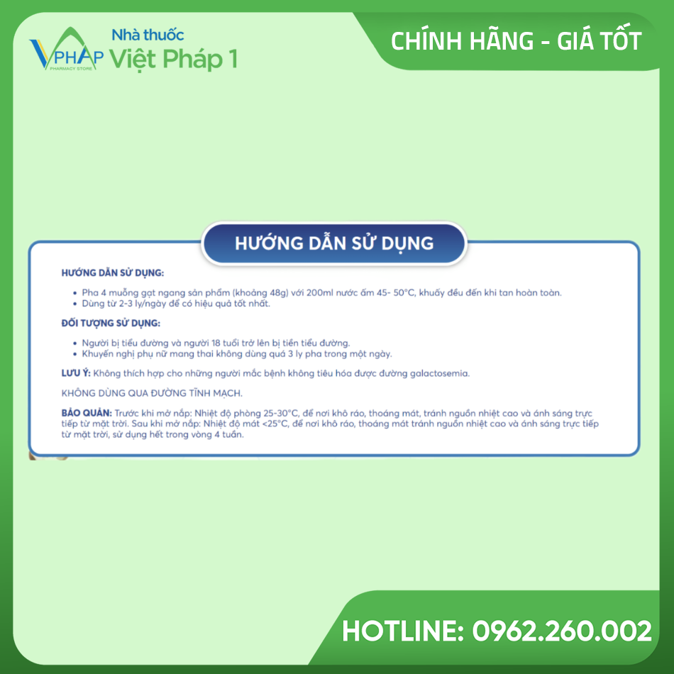 Thông tin sản phẩm Vitaligoat Diabetic