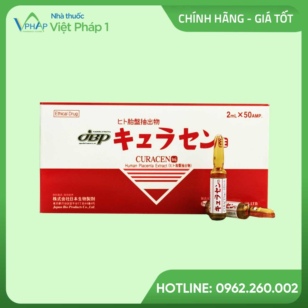 Curacen ống 2ml