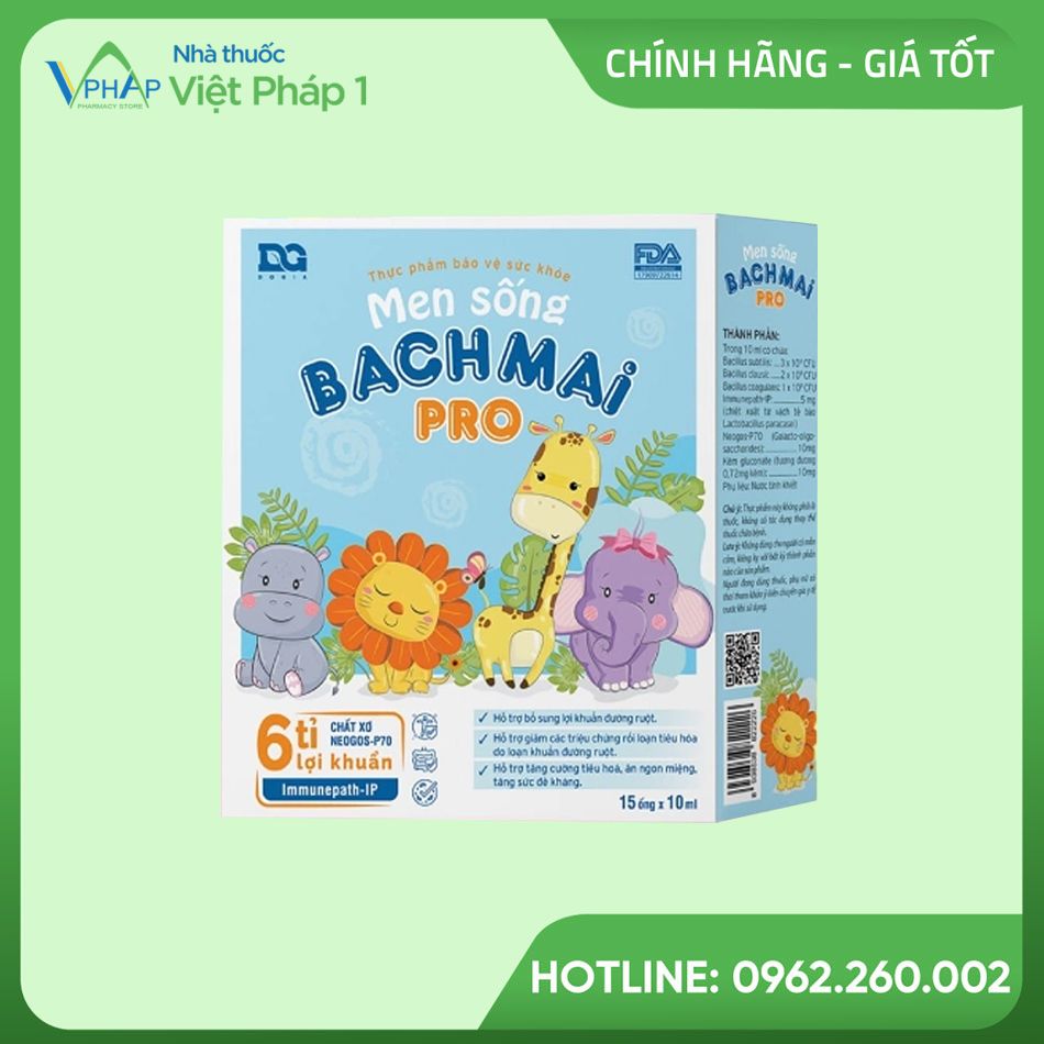 Hình ảnh của sản phẩm Men Sống Bạch Mai Pro