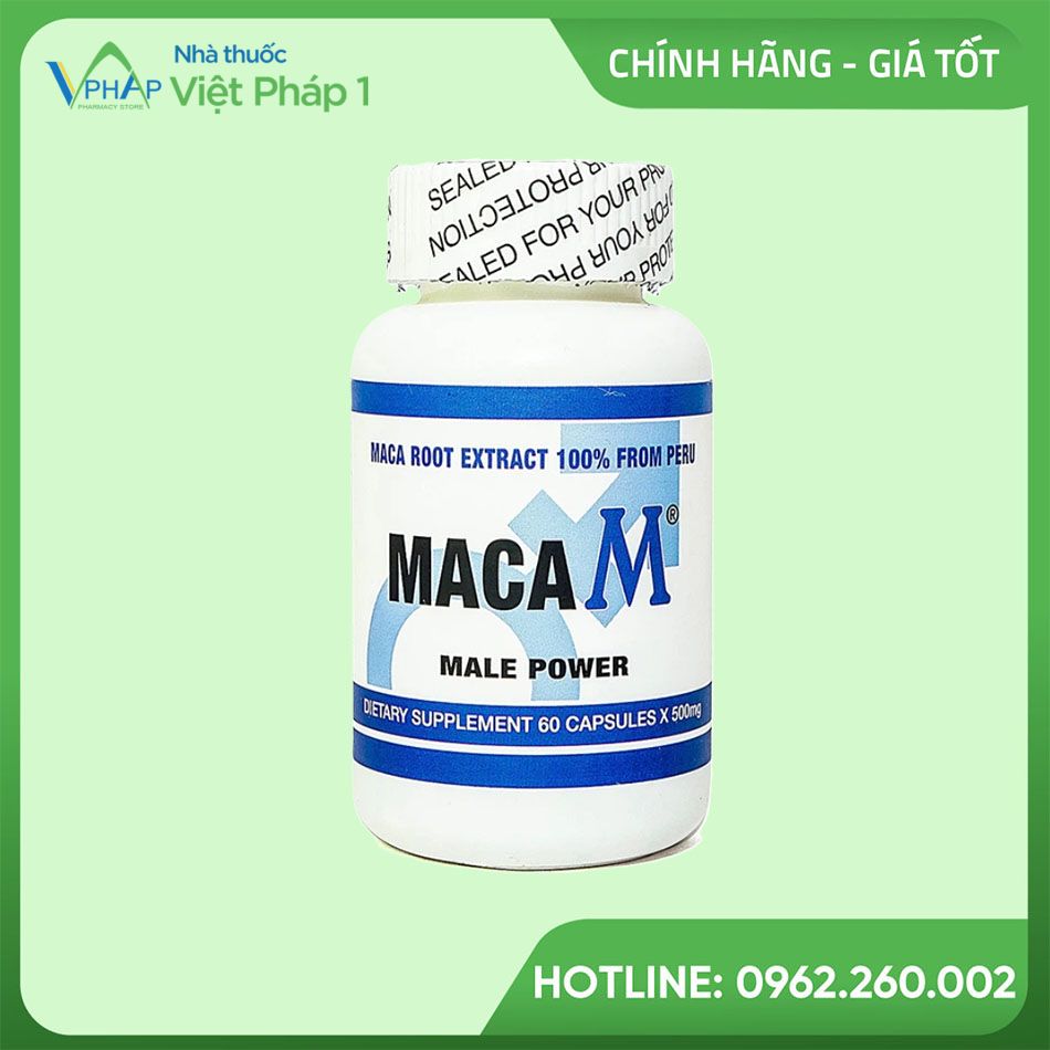 Viên uống tăng cường sinh lý nam Maca M