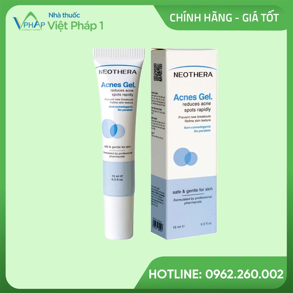 Hình ảnh sản phẩm hỗ trợ điều trị mụn Neothera Acnes Gel