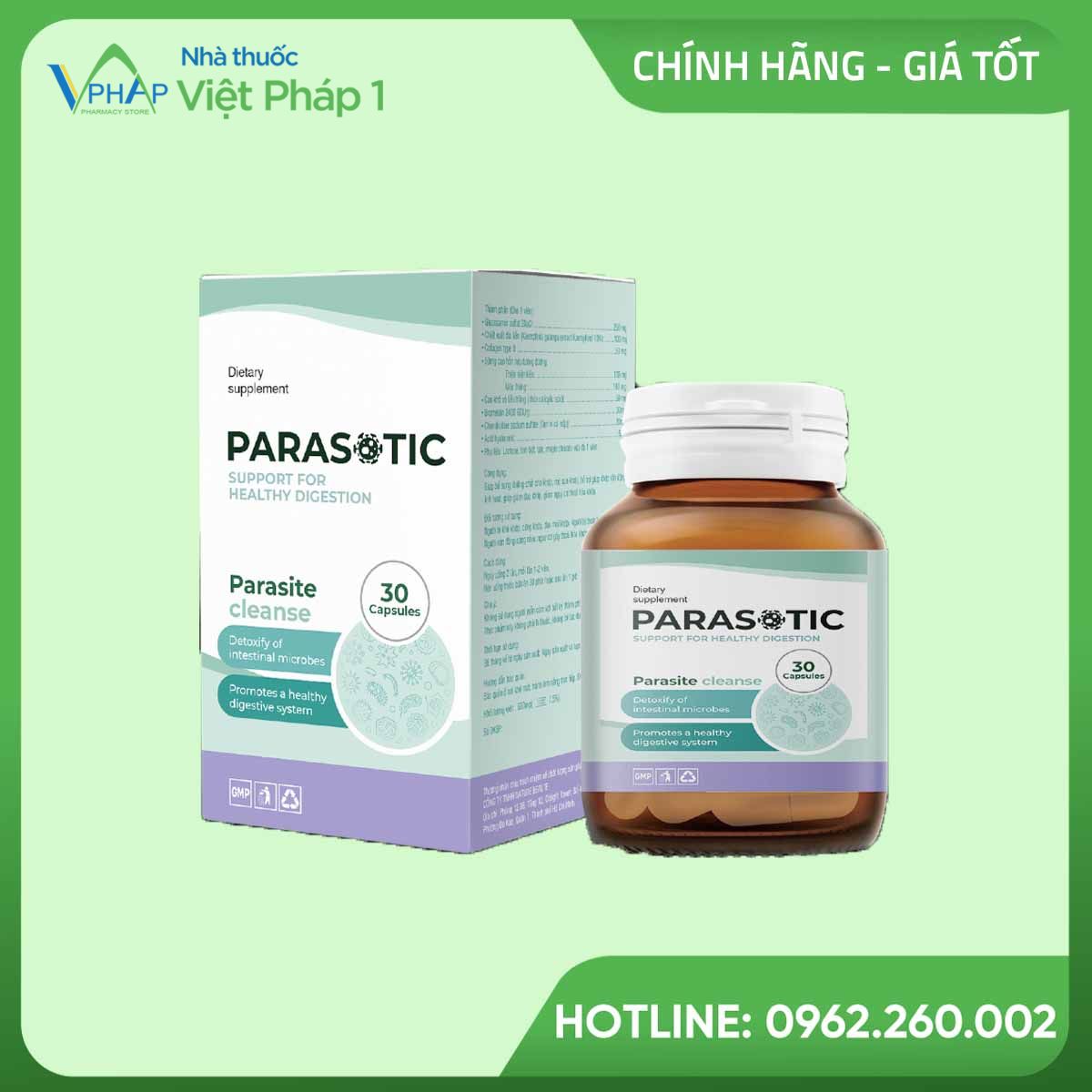 Hộp lọ Parasotic