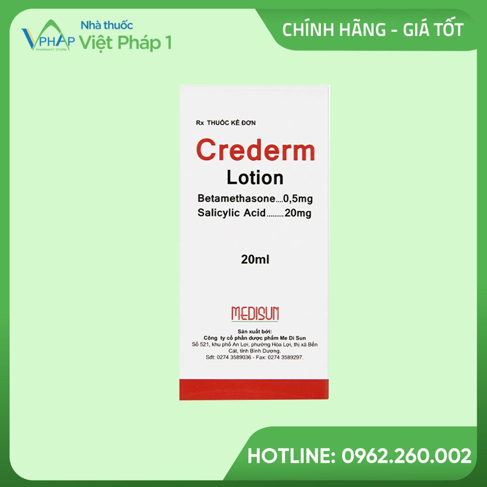 Hình ảnh của thuốc Crederm Lotion