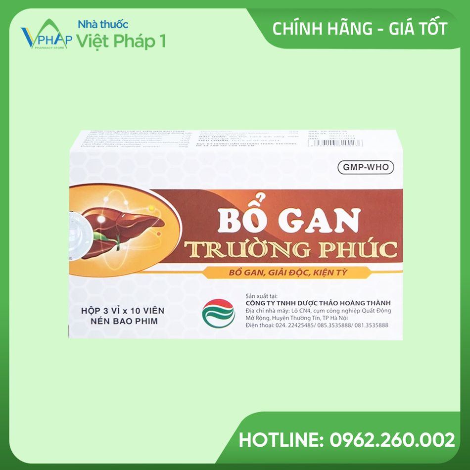 Hình ảnh của thuốc Bổ gan Trường Phúc