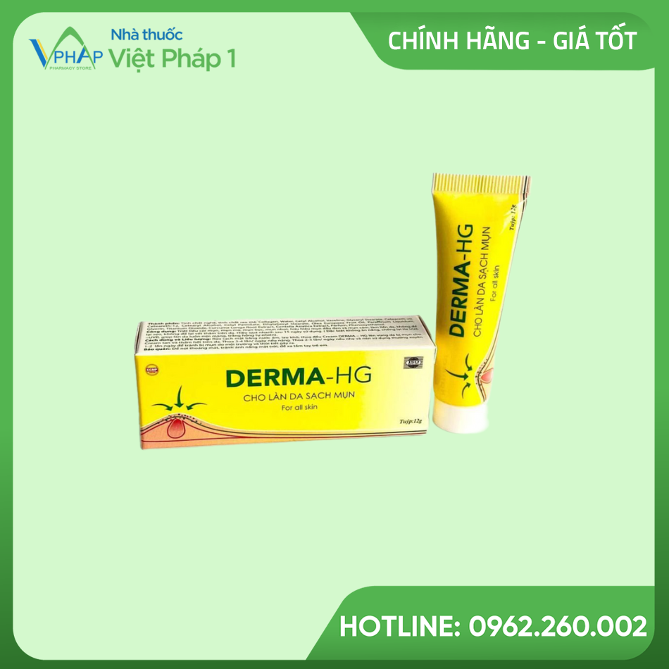 Hộp và tuýp Derma HG