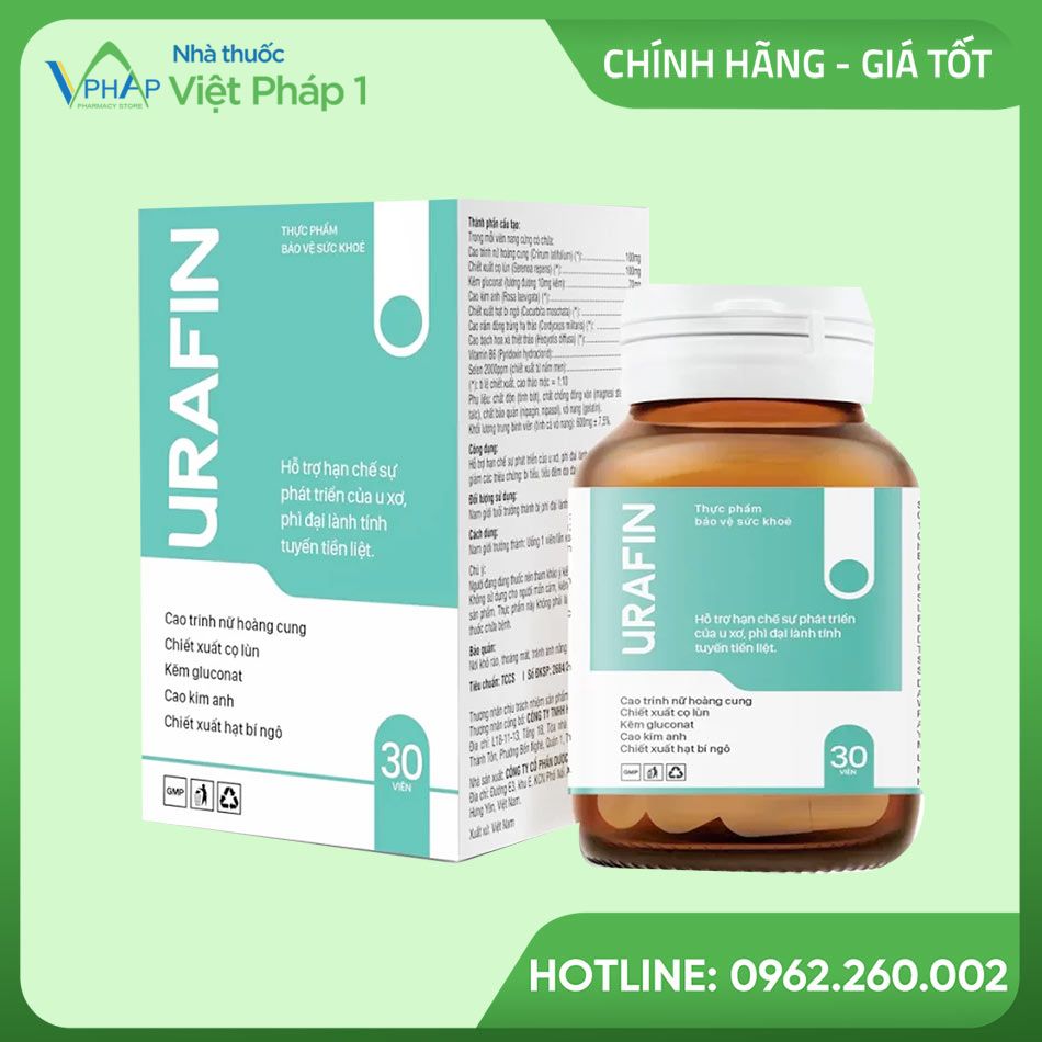 Hộp và lọ Urafin