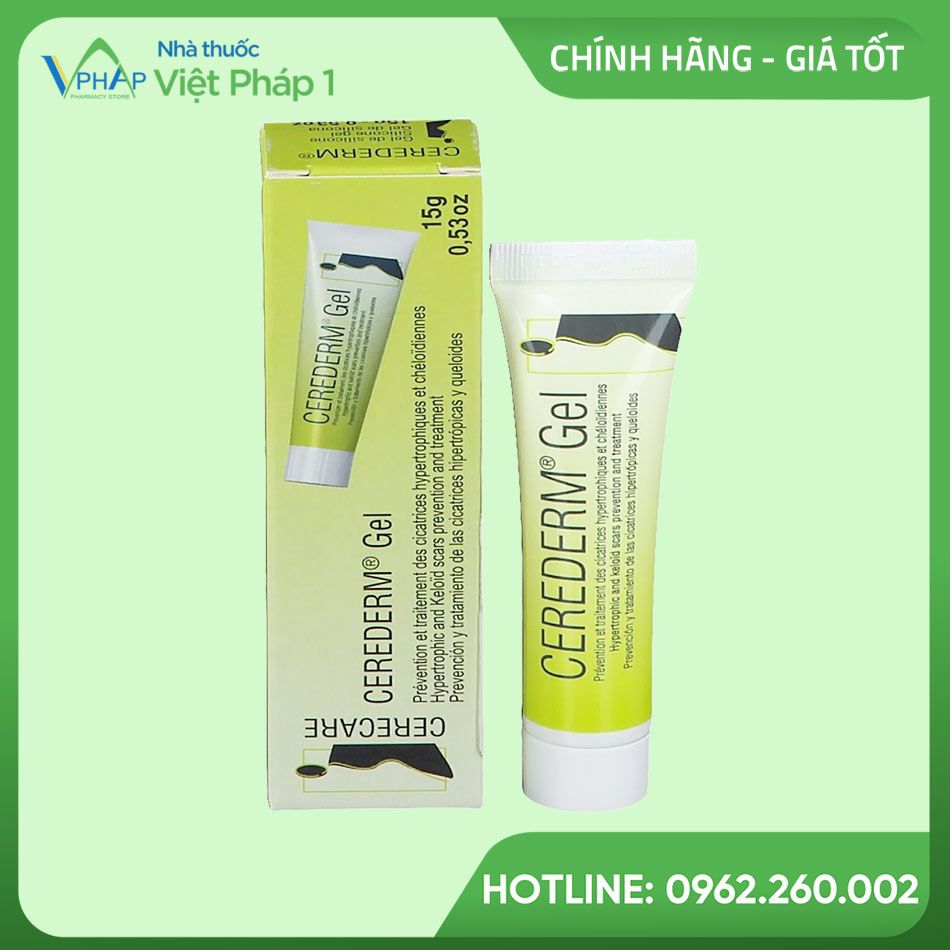 Hộp và tuýp Cerederm Gel