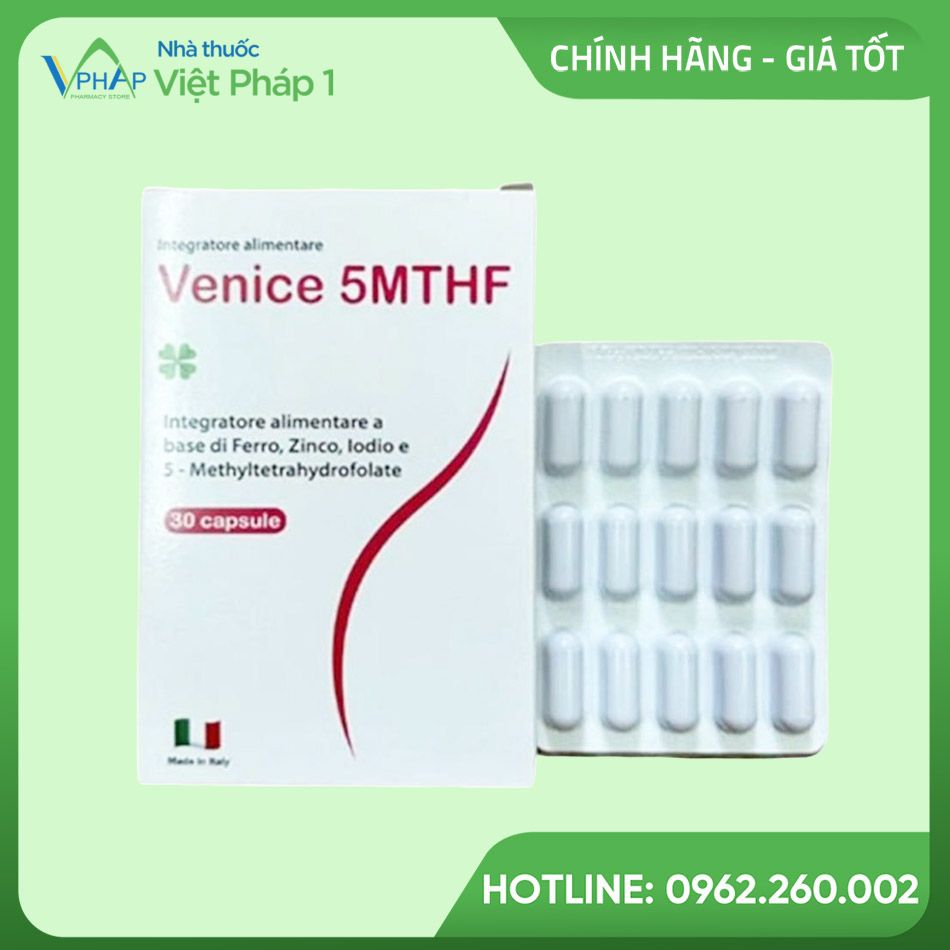 Hộp và vỉ Venice 5-MTHF