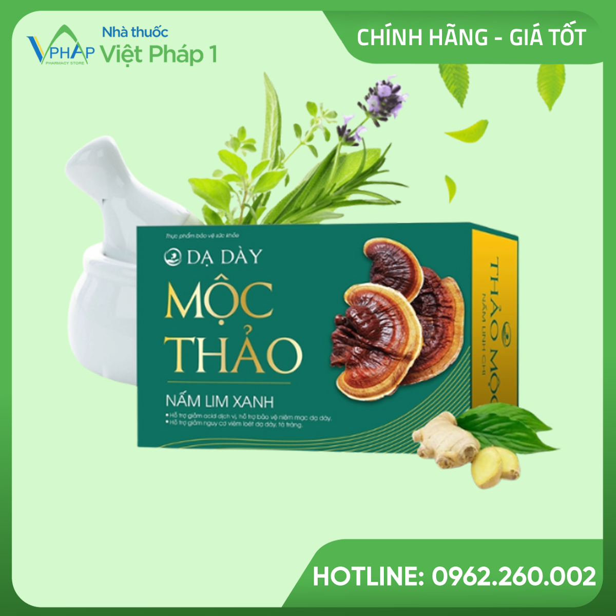 Thành phần chứa các loại thảo dược quý