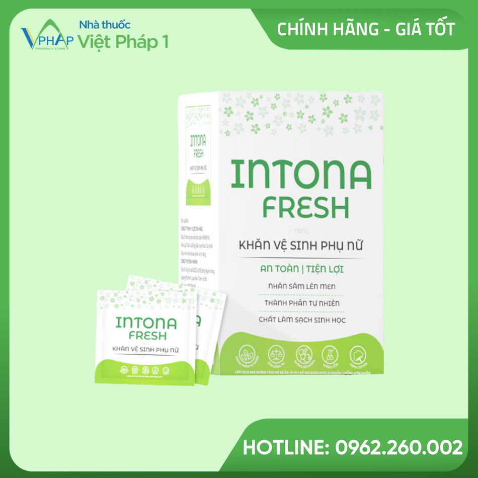 Hình ảnh của sản phẩm Khăn ướt phụ khoa Intona