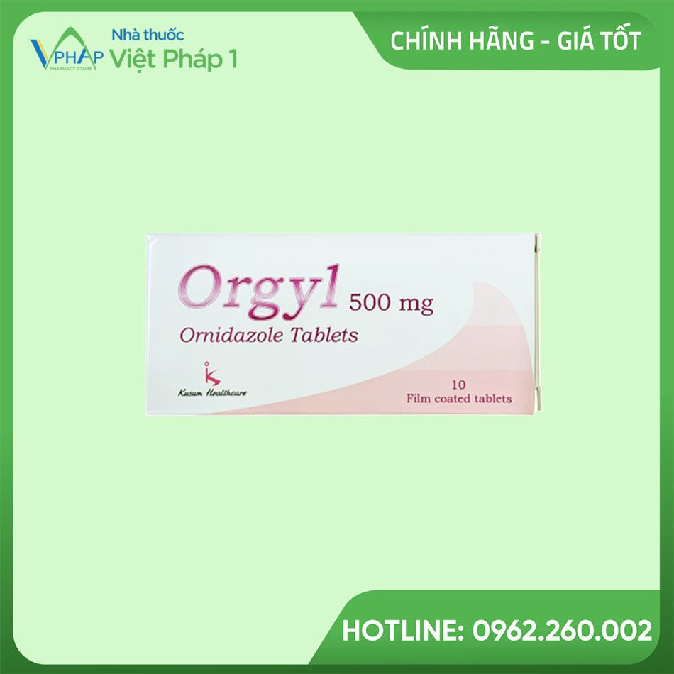 Thuốc kháng sinh Orgyl 500mg