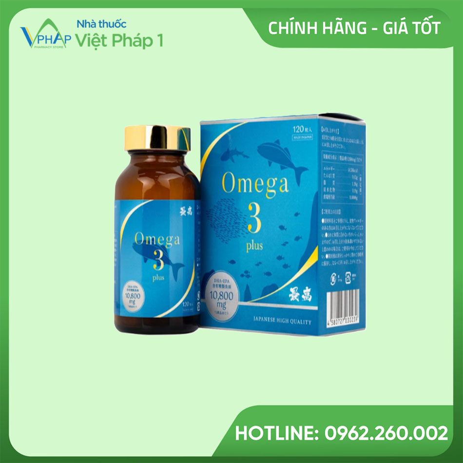 Thực phẩm bảo vệ sức khỏe Omega 3 Plus Kenko