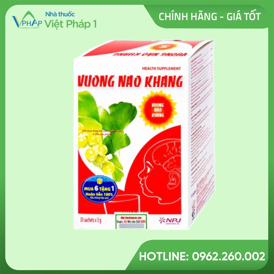 Thực phẩm bảo vệ sức khỏe Vương Não Khang