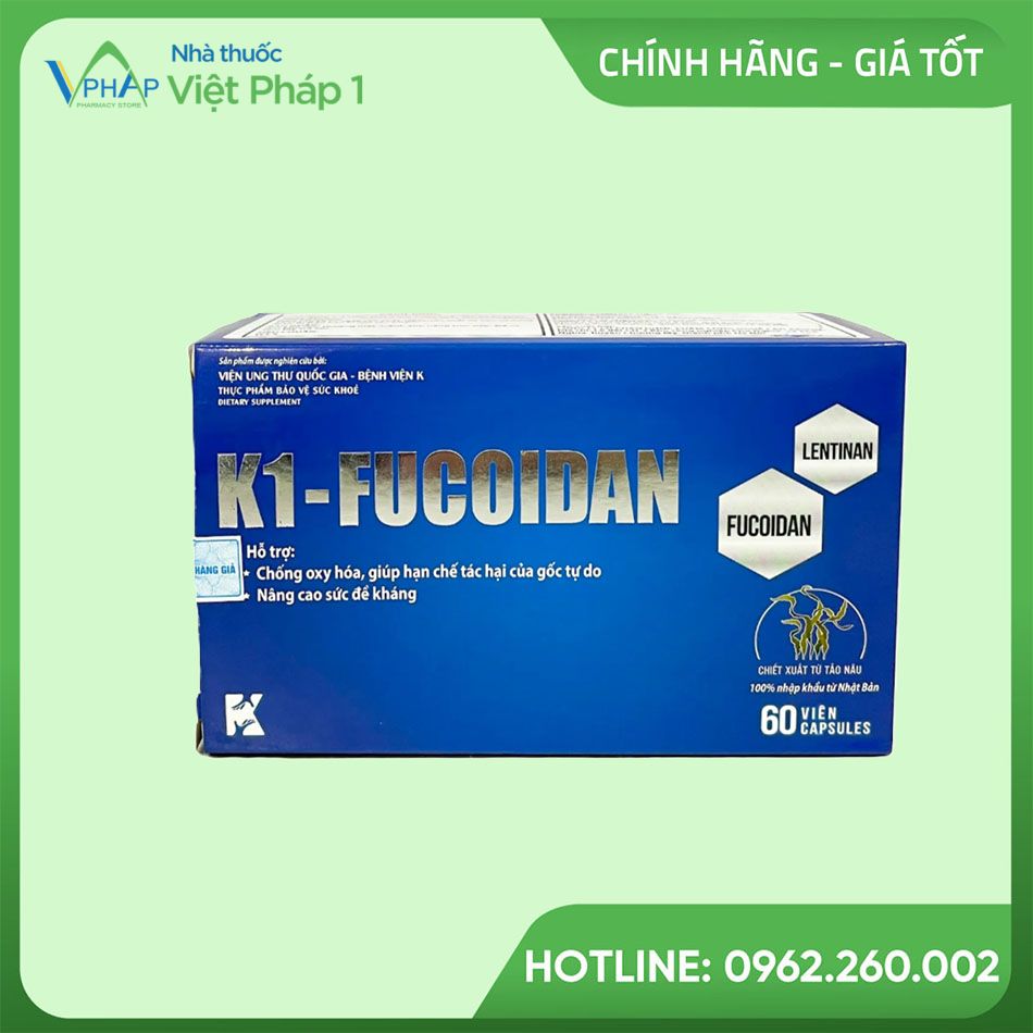 Hình ảnh thực phẩm bảo vệ sức khỏe K1- Fucoidan