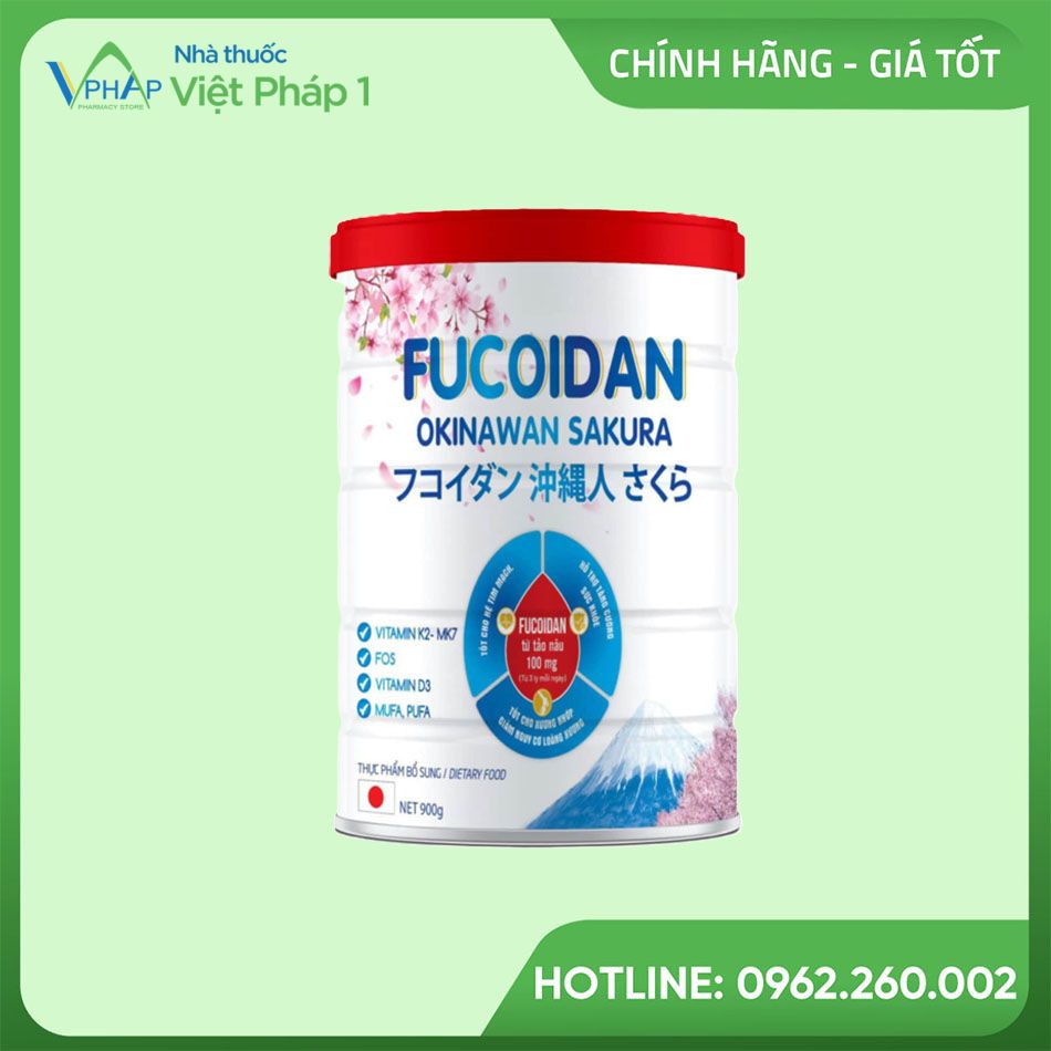 Hình ảnh sữa Fucoidan Okinawan Sakura