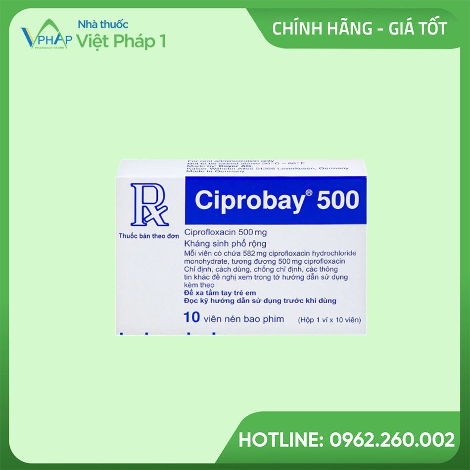 Thuốc Ciprobay 500