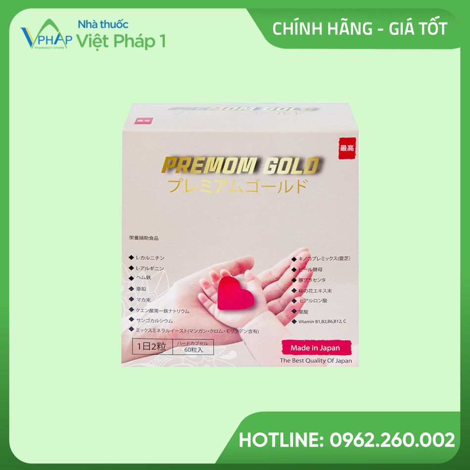 Hình ảnh hộp của sản phẩm Premom Gold