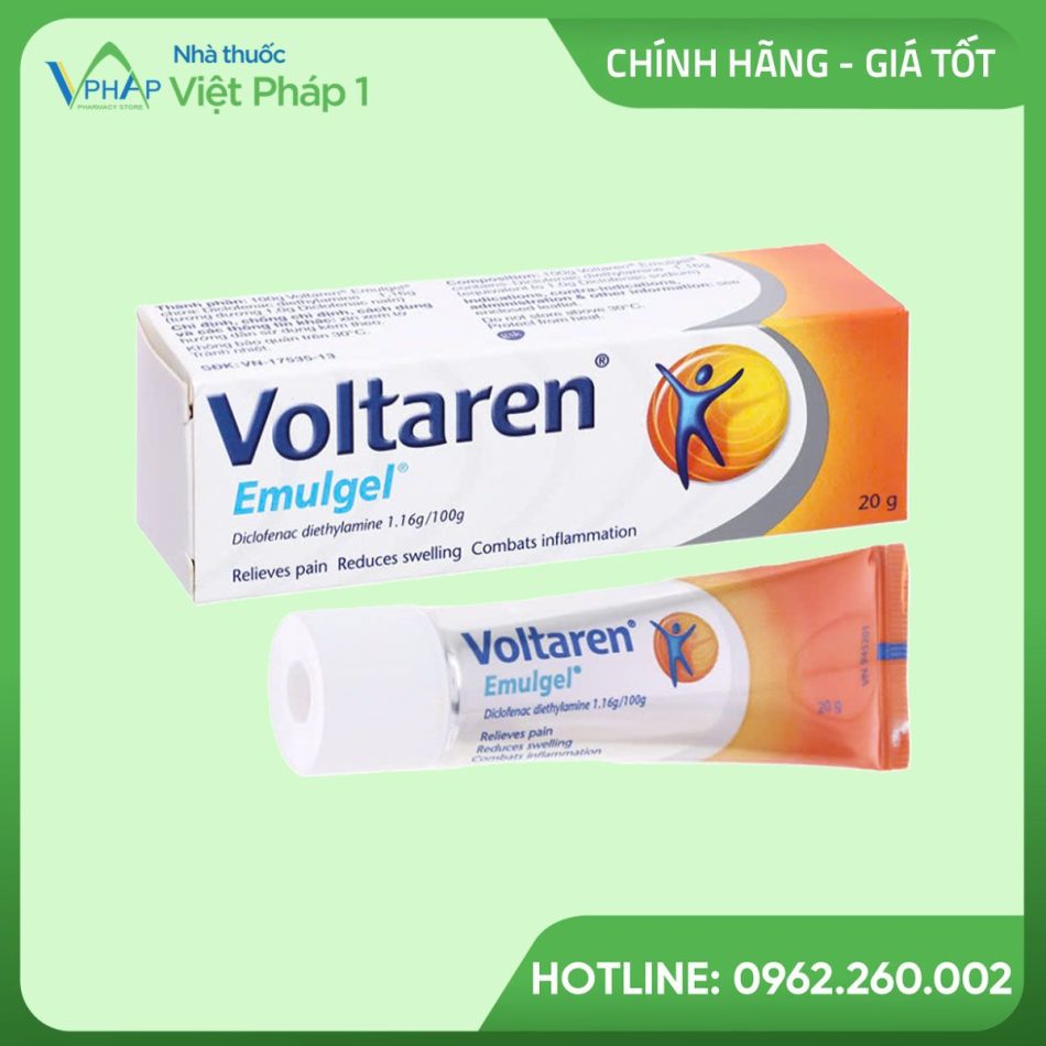 Thuốc Voltaren Emulgel 20g