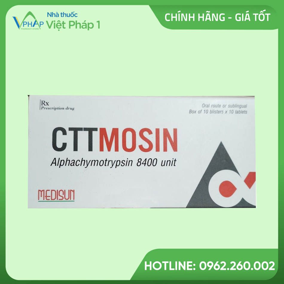 Cttmosin - Thuốc điều trị phù nề