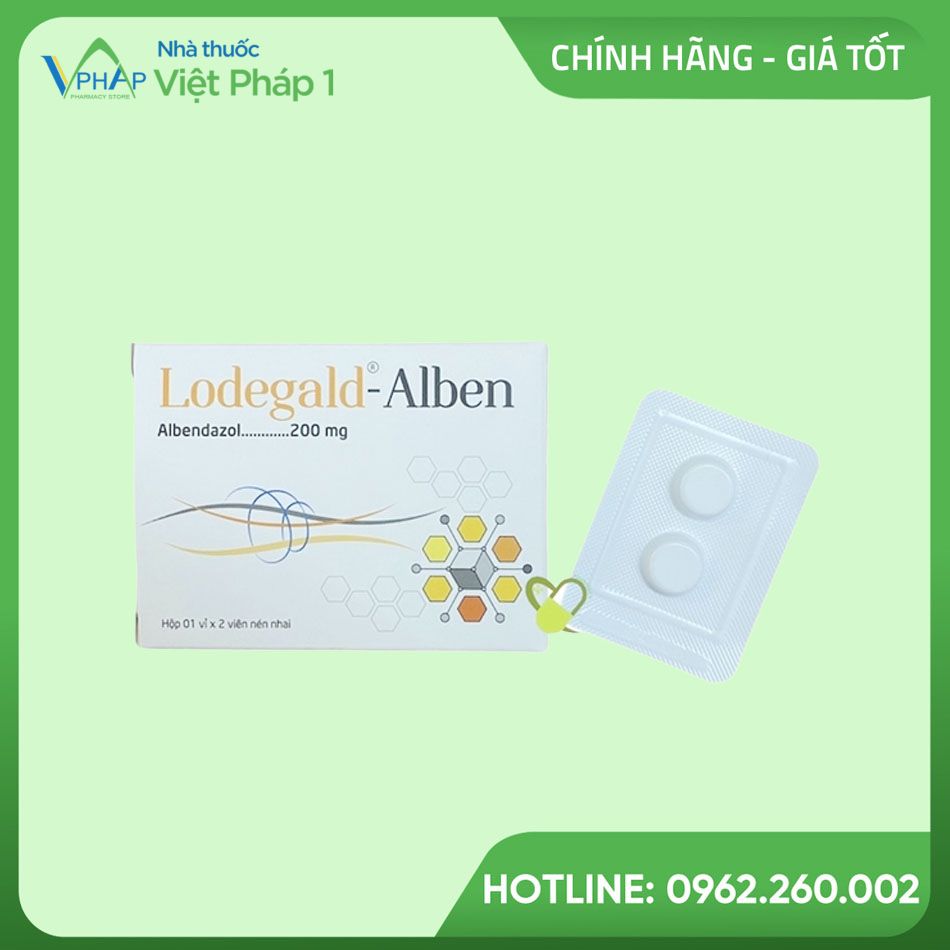 Hình ảnh thuốc Lodegald-Alben