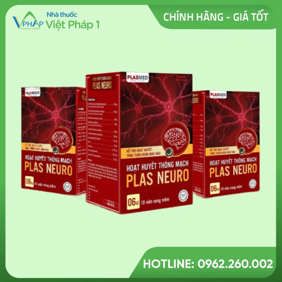 Thực phẩm bảo vệ sức khỏe Hoạt huyết thông mạch Plas Neuro