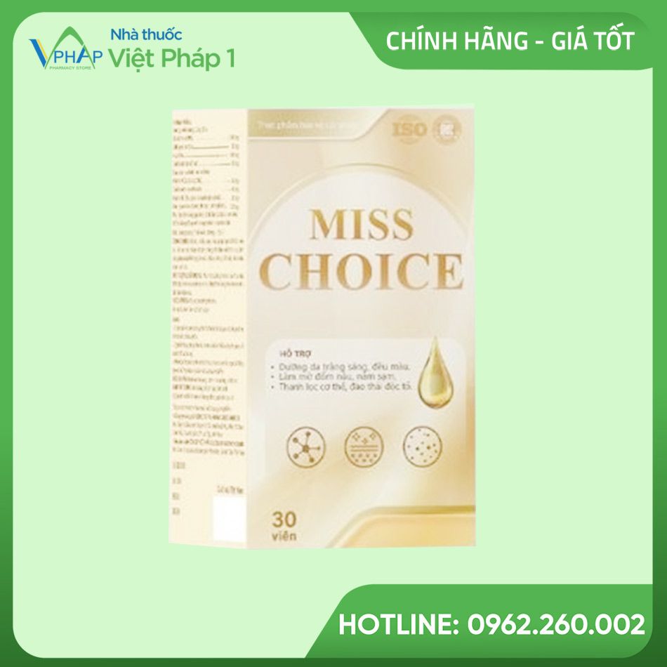 Hộp 1 lọ 30 viên uống Miss Choice