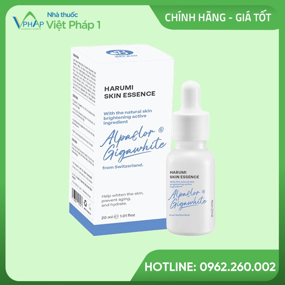 Hộp và lọ 20ml Serum Harumi