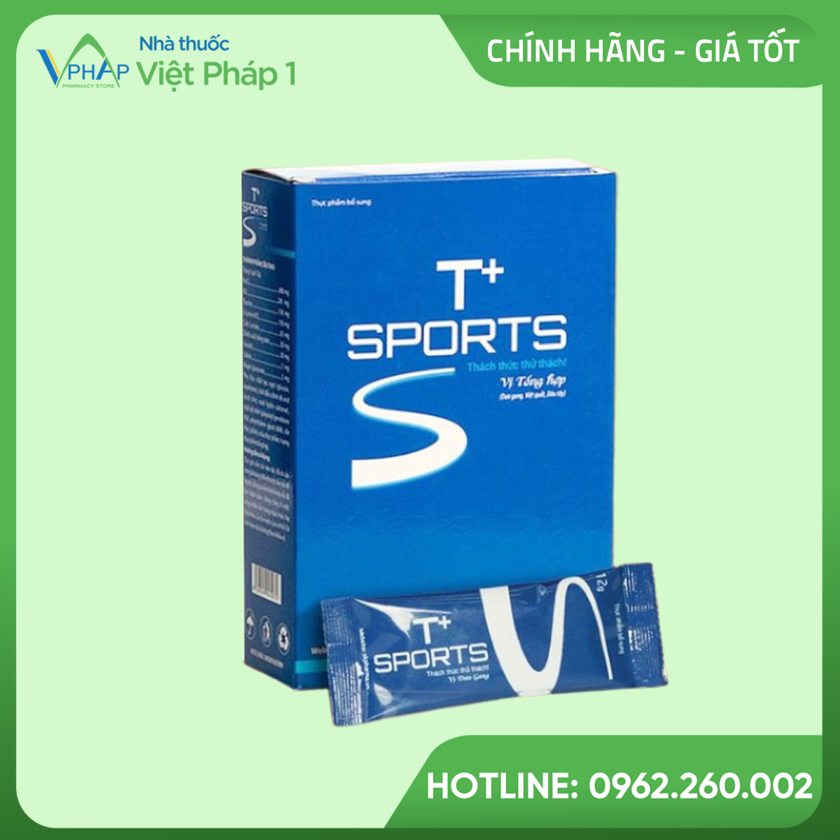 Hình ảnh: Hộp và gói 12g T+Sports