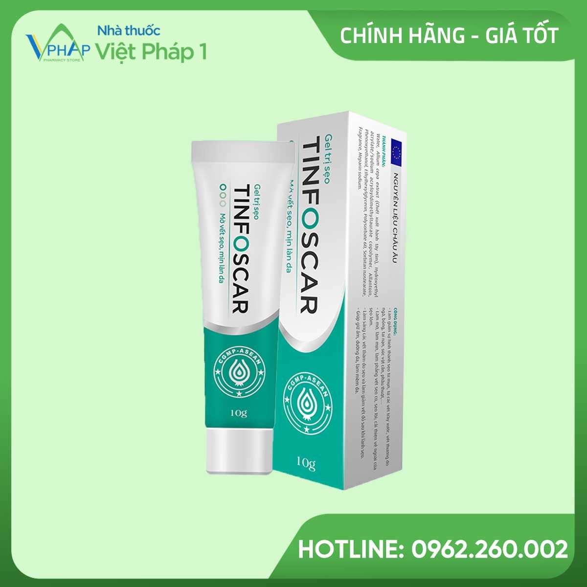 Gel trị sẹo Tinfoscar