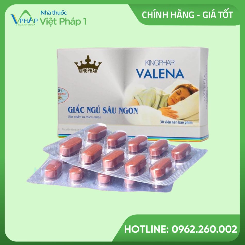 Valena Kingphar - sản phẩm hỗ trợ giấc ngủ