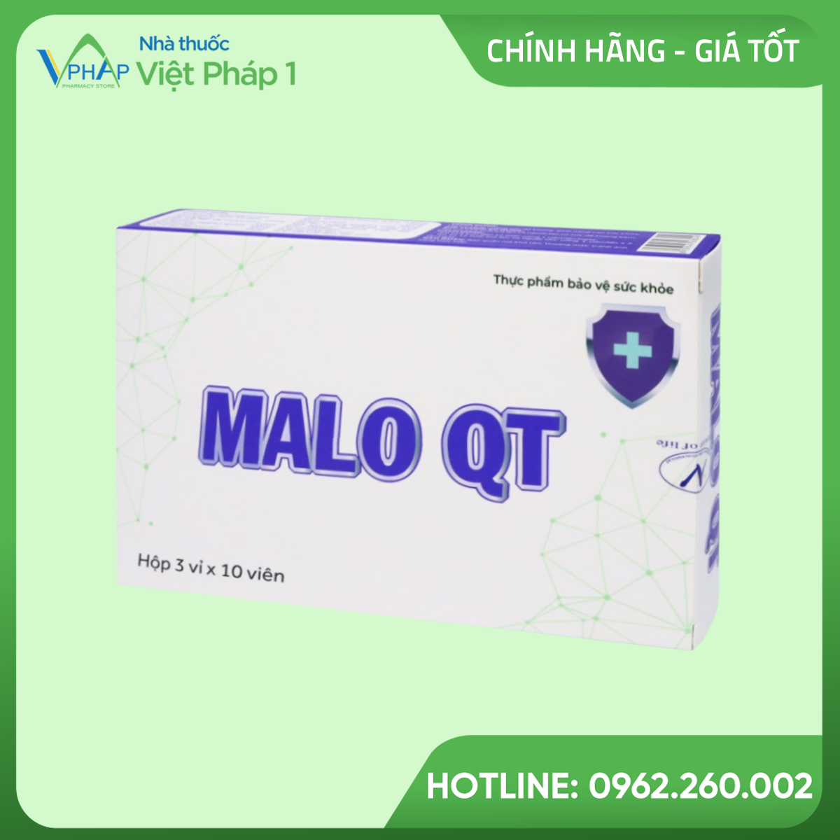 Hình ảnh: Hộp 30 viên nang cứng Malo QT