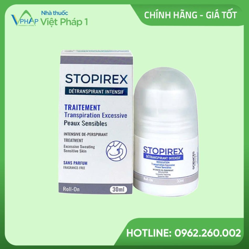 Hình ảnh sản phẩm Lăn ngăn tiết mồ hôi Stopirex