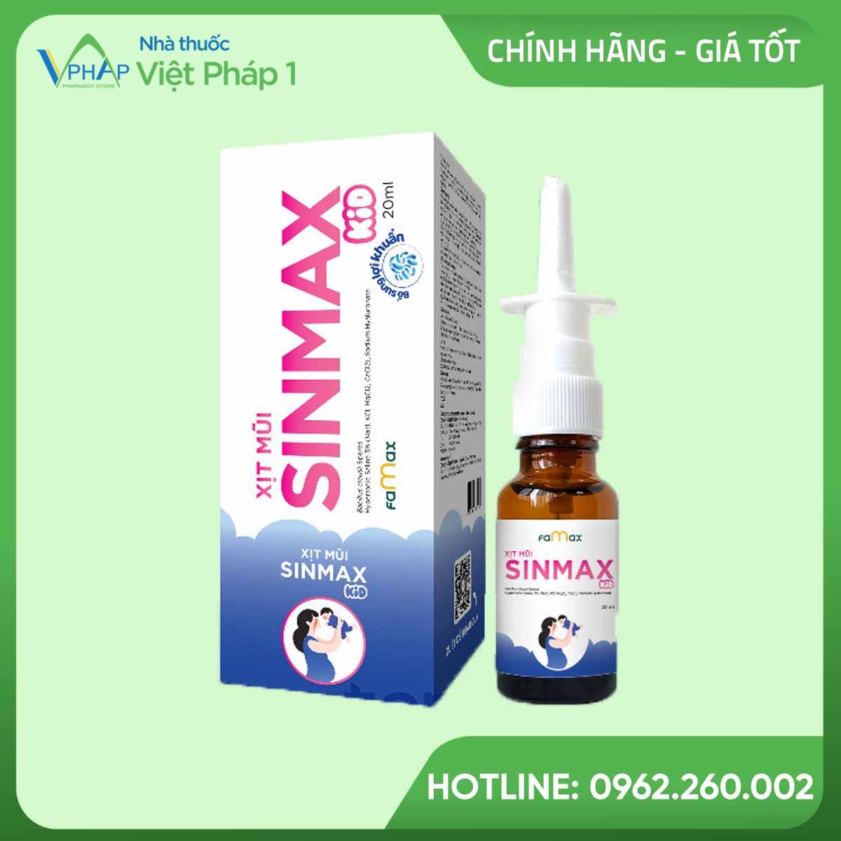 Xịt mũi Sinmax Kid