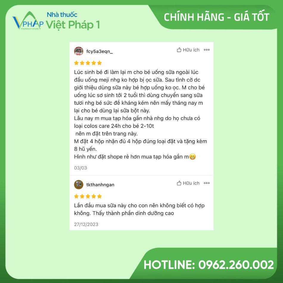 Review từ người dùng