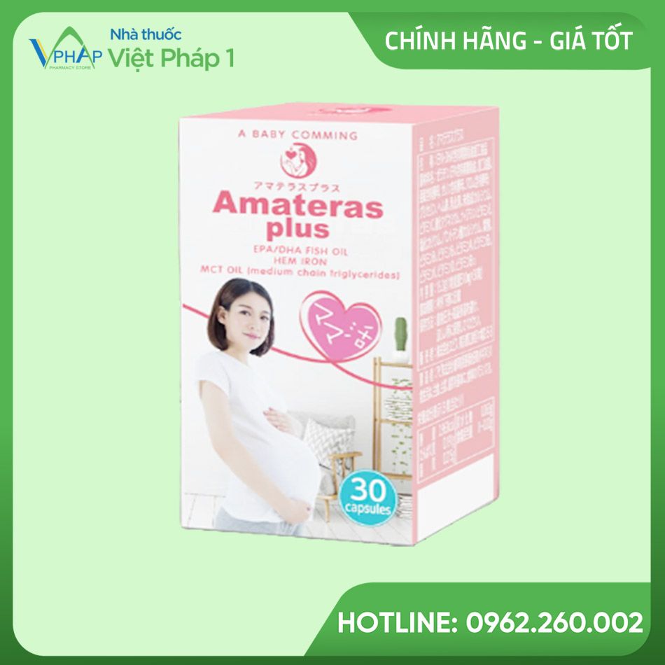 Hộp 30 viên nang mềm Amateras Plus