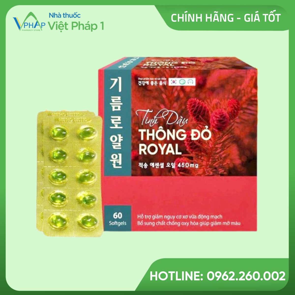 Tinh dầu thông đỏ hỗ trợ giảm xơ vữa động mạch