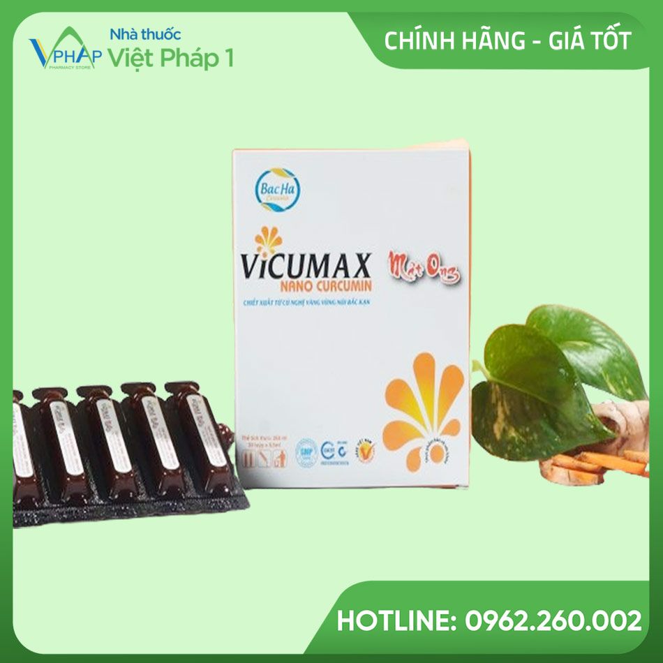 Vicumax Nano Curcumin thành phần an toàn từ thiên nhiên