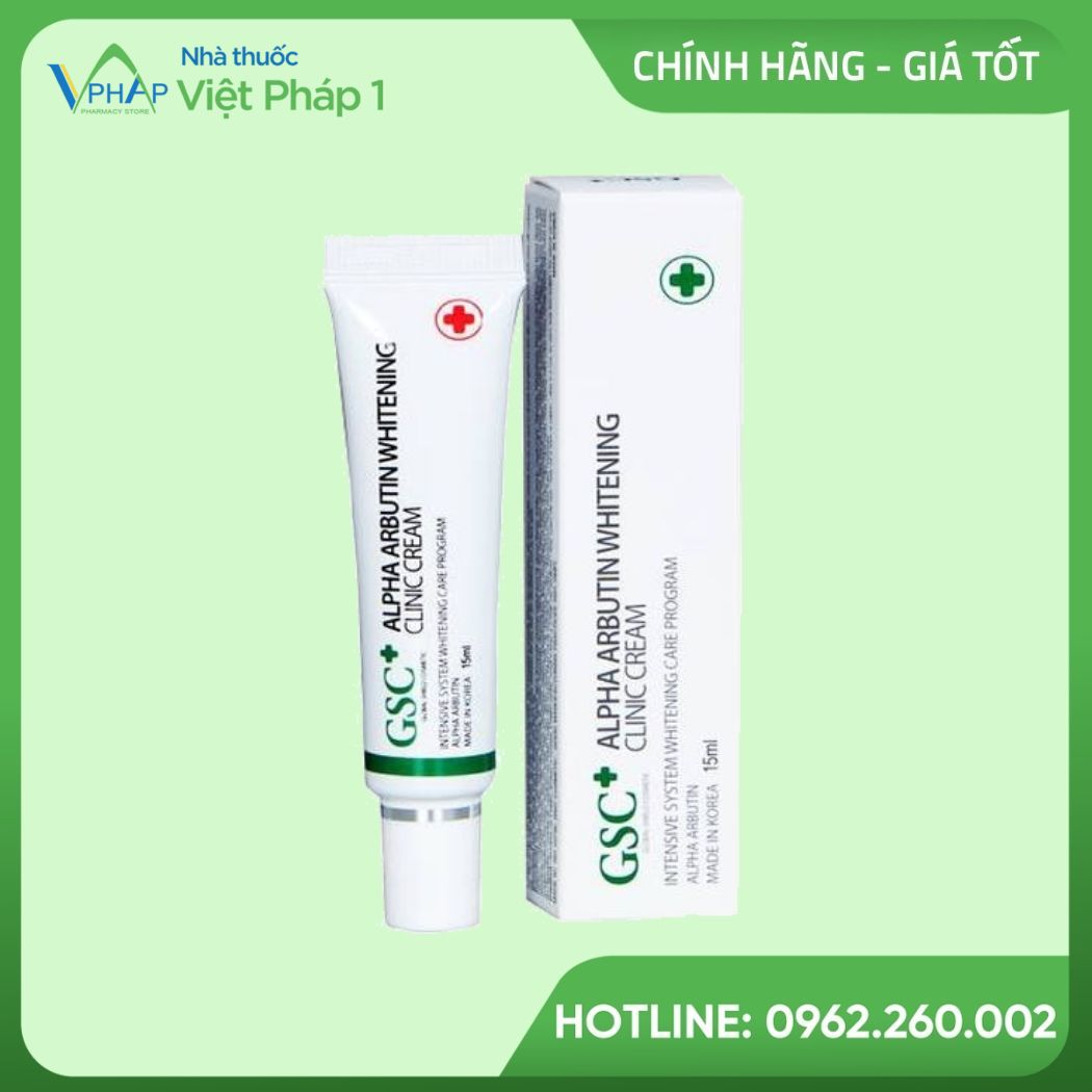 GSC Alpha Arbutin Whitening Clinic Cream