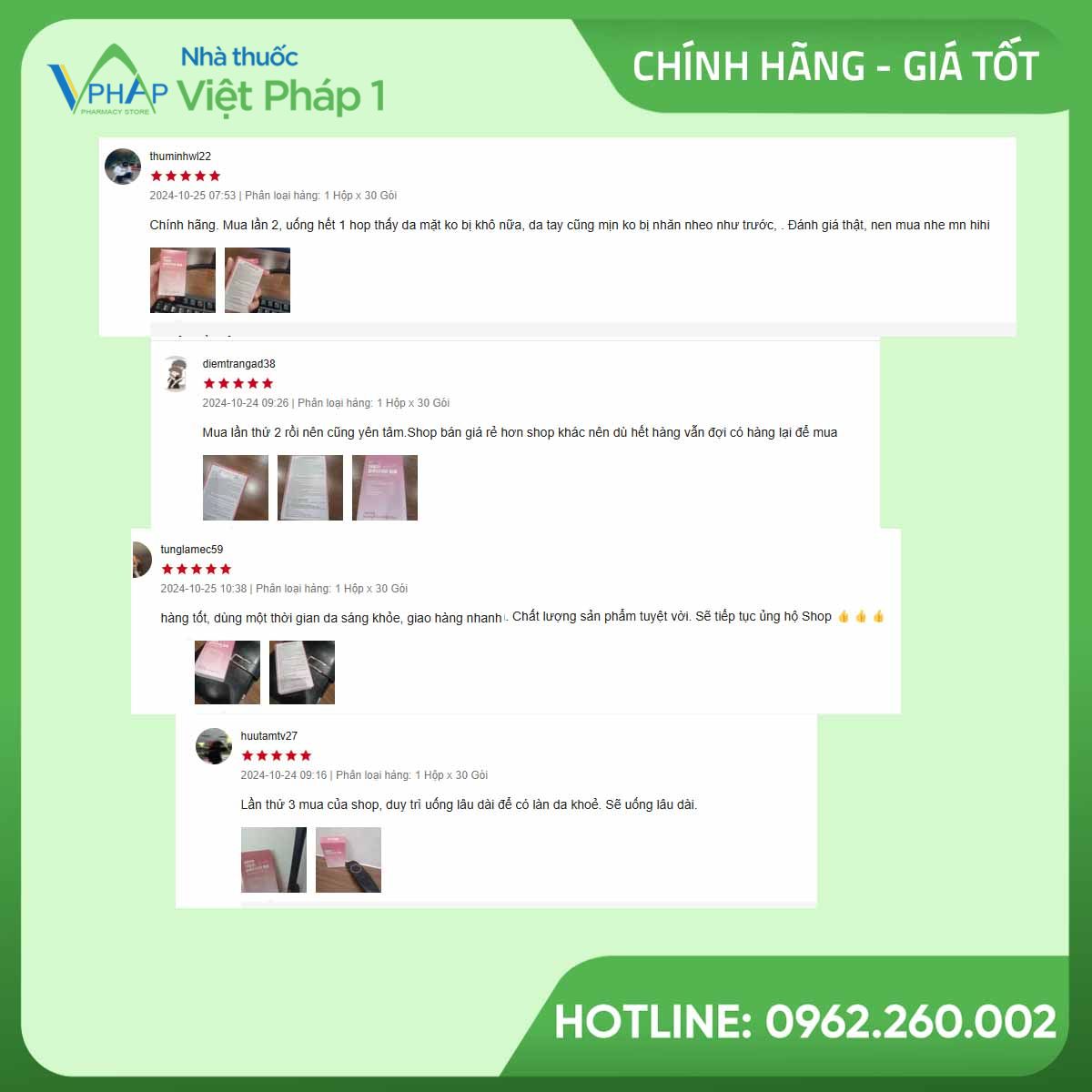 Review sản phẩm từ khách hàng