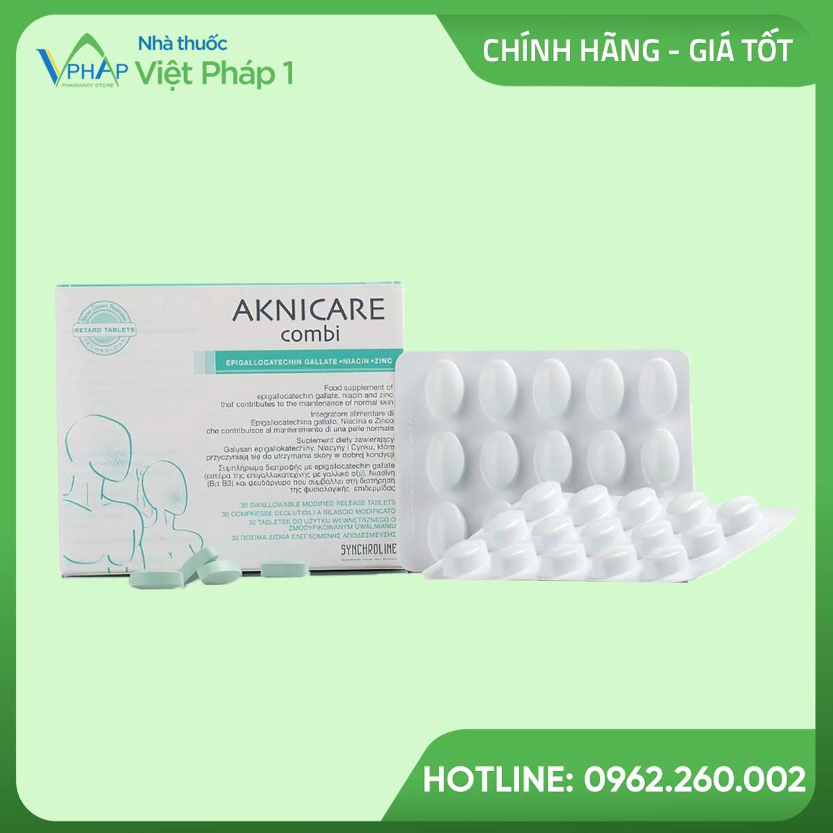 Viên uống Aknicare Combi