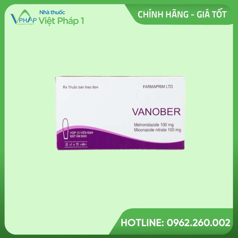 Viên đặt Vanober 100mg