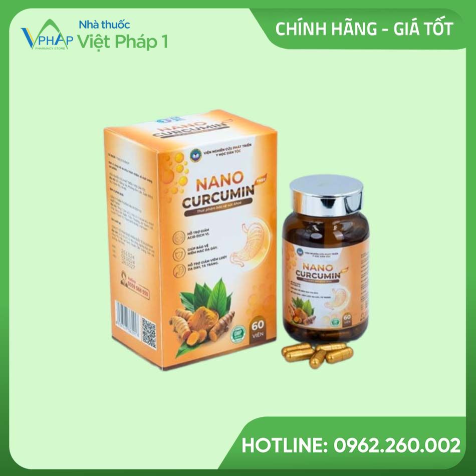 Hình ảnh thực phẩm bảo vệ sức khỏe Nano Curcumin YHDT